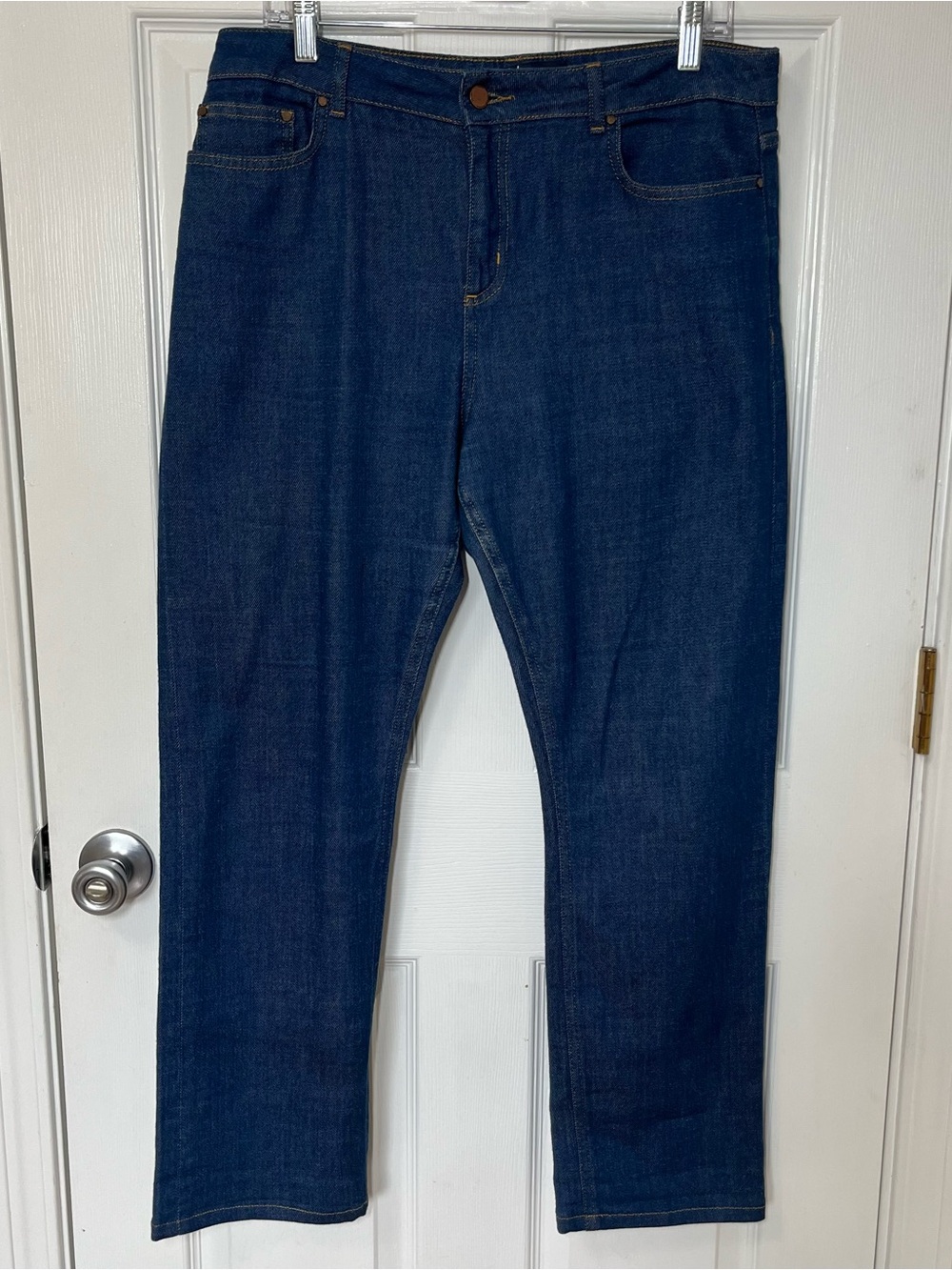 Boden The Harrogate Jean Women's 10 Straight Leg Dark Indigo Wash Stretch Denim